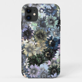 Grijs groen bloemmotief Case-Mate iPhone case