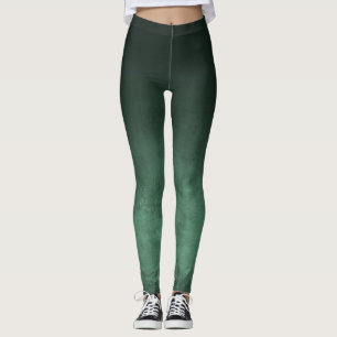 Grijs Groen Donkergroen rustiek ombre Leggings