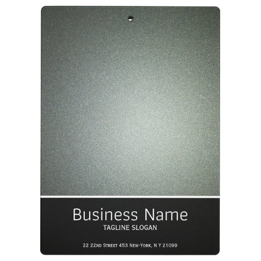 Grijs Groen Glitter Patroon Klembord (Achterkant)