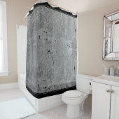 Grijs  Grungy Concrete Textuur Douchegordijn (In situ)
