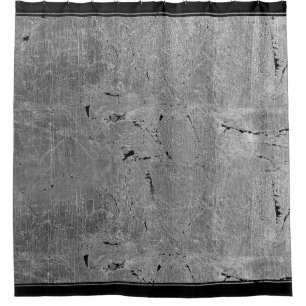 Grijs Grungy Concrete Textuur Douchegordijn