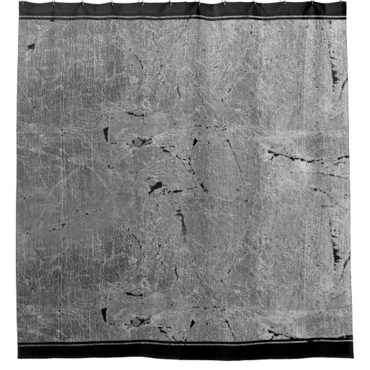 Grijs  Grungy Concrete Textuur Douchegordijn (Voorkant)