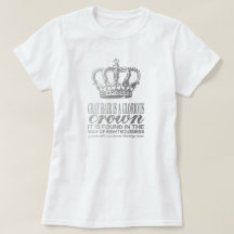 Grijs haar is een glorieuze kroon, zilveren geschr