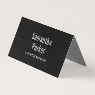 Grijs Hout Hedendaags Minimalistisch Modern Visitekaartje