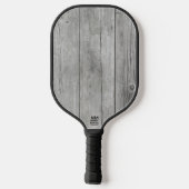 Grijs Hout Pickleball Paddle (Achterkant)
