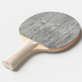 Grijs Hout Tafeltennisbatje (Voorkant Gekanteld)