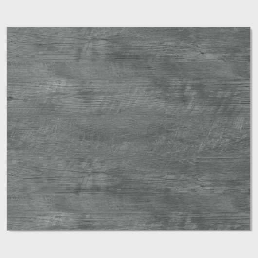 grijs houten patroon inpakpapier (Vlak)