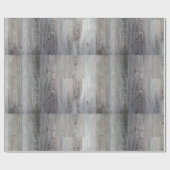 grijs houten patroon inpakpapier (Vlak)