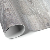 grijs houten patroon inpakpapier (Rol Hoek)