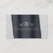 Grijs/houtskool Corporate Visitekaartje (Voorkant)