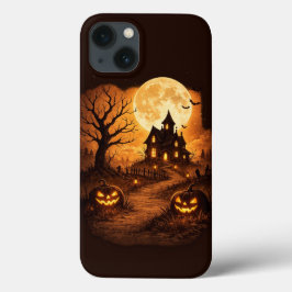 Grijs Huis Halloween Case-Mate iPhone Case