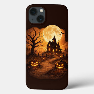 Grijs Huis Halloween Case-Mate iPhone Case