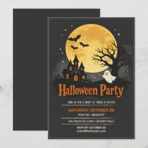 Grijs Huis Halloween Feest