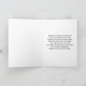 Grijs Huis met Pompoenen Halloween Kaart (Binnen)