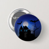 Grijs Huis Ronde Button 5,7 Cm (Voorkant /achterkant)