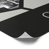 Grijs is alles wat ik heb! 11 Hexagon foto's Colla Poster (Hoek)