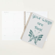 Grijs je vleugels zijn echt 