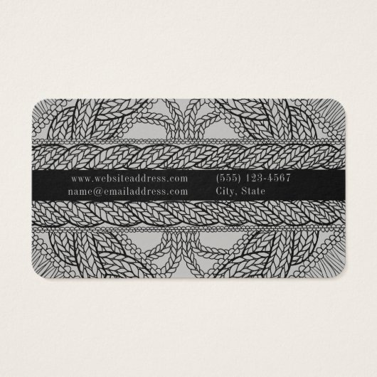 GRIJS KABELBREI 3,5x2 Visitekaartje (Achterkant)