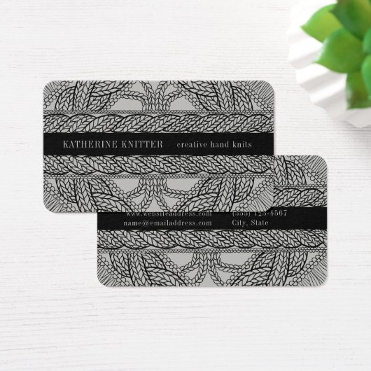 GRIJS KABELBREI 3,5x2 Visitekaartje (Bureau)