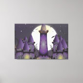 Grijs Kasteel Canvas Afdruk (Voorkant)