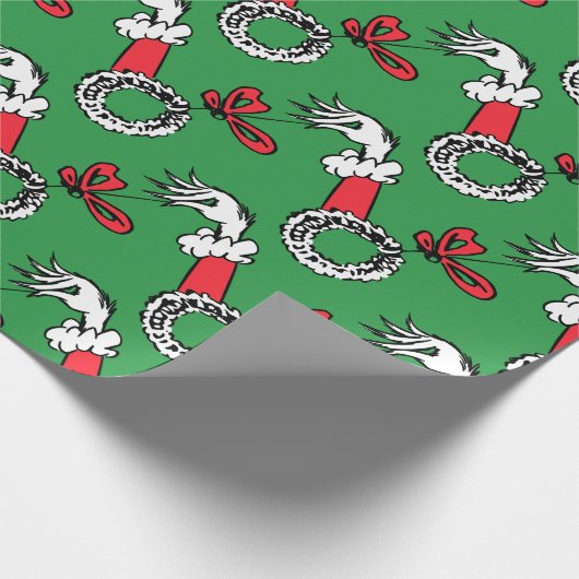  grijs kerstfeest cadeaupapier (Hoek)