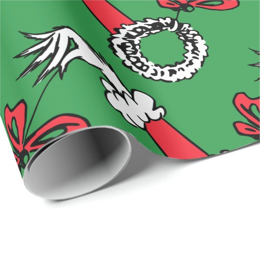 grijs kerstfeest cadeaupapier (Rol Hoek)