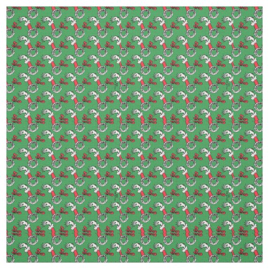  grijs kerstfeest stof (Swatch)