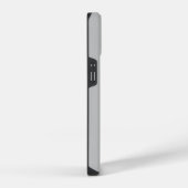 Grijs Kleurenblok Telefoon Case iPhone Hoesje (Rechterkant)