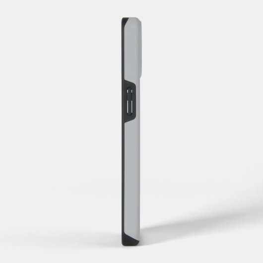 Grijs Kleurenblok Telefoon Case iPhone Hoesje (Rechterkant)