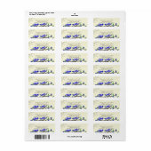grijs koninklijk blauw label voor losgeld (Full Sheet)