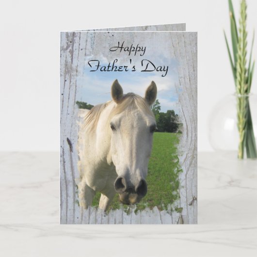 Grijs kwartpaard op witwasbord kaart (Voorkant)