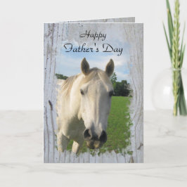 Grijs kwartpaard op witwasbord kaart