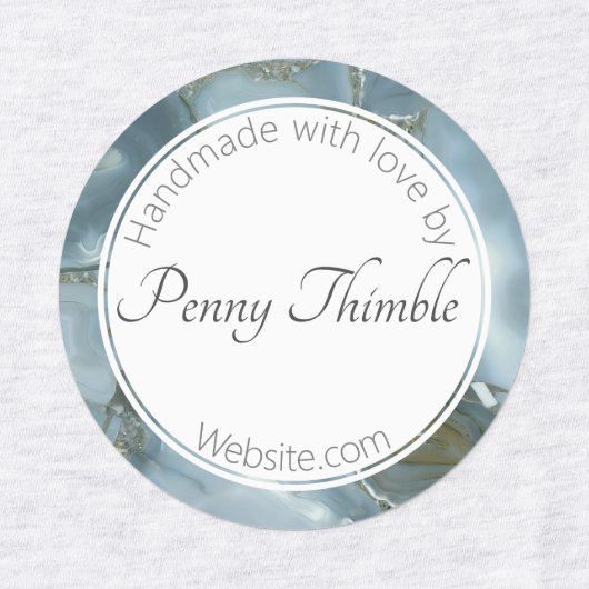 Grijs kwarts labels (Design 1)