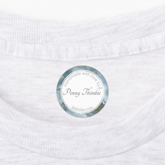 Grijs kwarts labels (Aangebracht)