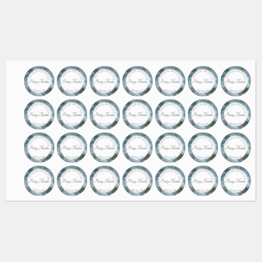 Grijs kwarts labels (Vel)