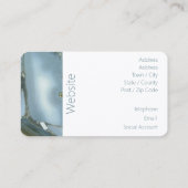 Grijs kwarts visitekaartje (Achterkant)