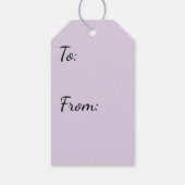 Grijs Lavendel Cadeaulabel (Achterkant)