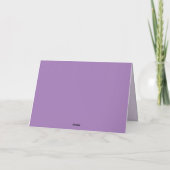 Grijs Lavendel Kaart (Achterkant)