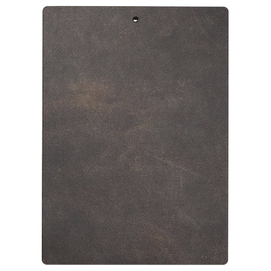 Grijs leder klembord (Achterkant)