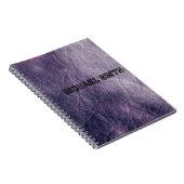 Grijs leder notitieboek (Rechterzijde)