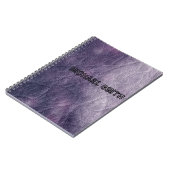 Grijs leder notitieboek (Linkerzijde)