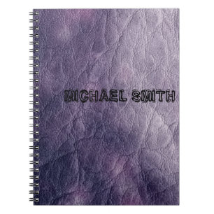 Grijs leder notitieboek