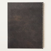 Grijs leder planner (Achterkant)