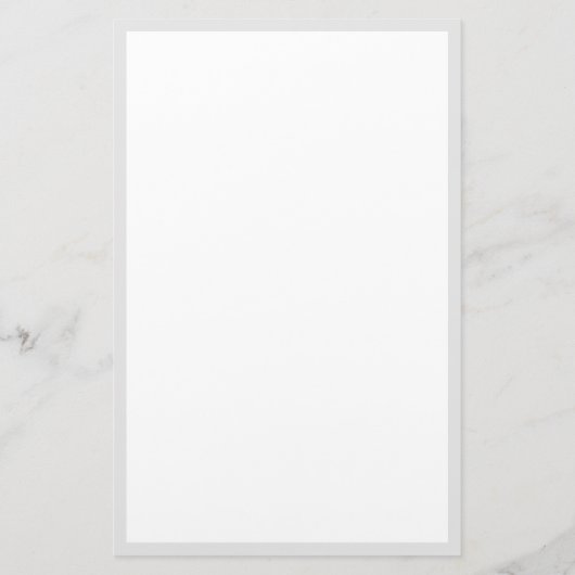 Grijs Licht Grijs Douanekleur Rand Randen Wit Briefpapier (Achterkant)