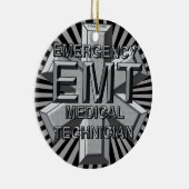 Grijs Logo EMT Ornament (Rechts)