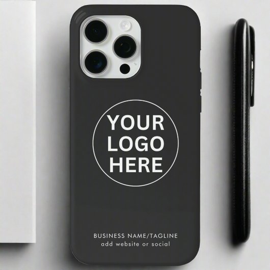 Grijs Logo Professioneel Zakelijk Merken Case-Mate iPhone Case