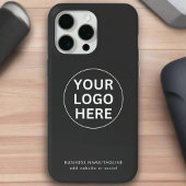 Grijs Logo Professioneel Zakelijk Merken Case-Mate iPhone Case