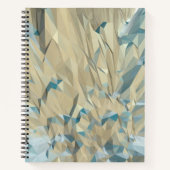 Grijs Low-Poly Bullet Journal / Lined Notitieboek (Voorkant)