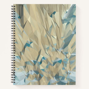 Grijs Low-Poly Bullet Journal / Lined Notitieboek