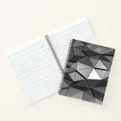 Grijs Low-Poly Bullet Journal / Lined Notitieboek (Binnen)